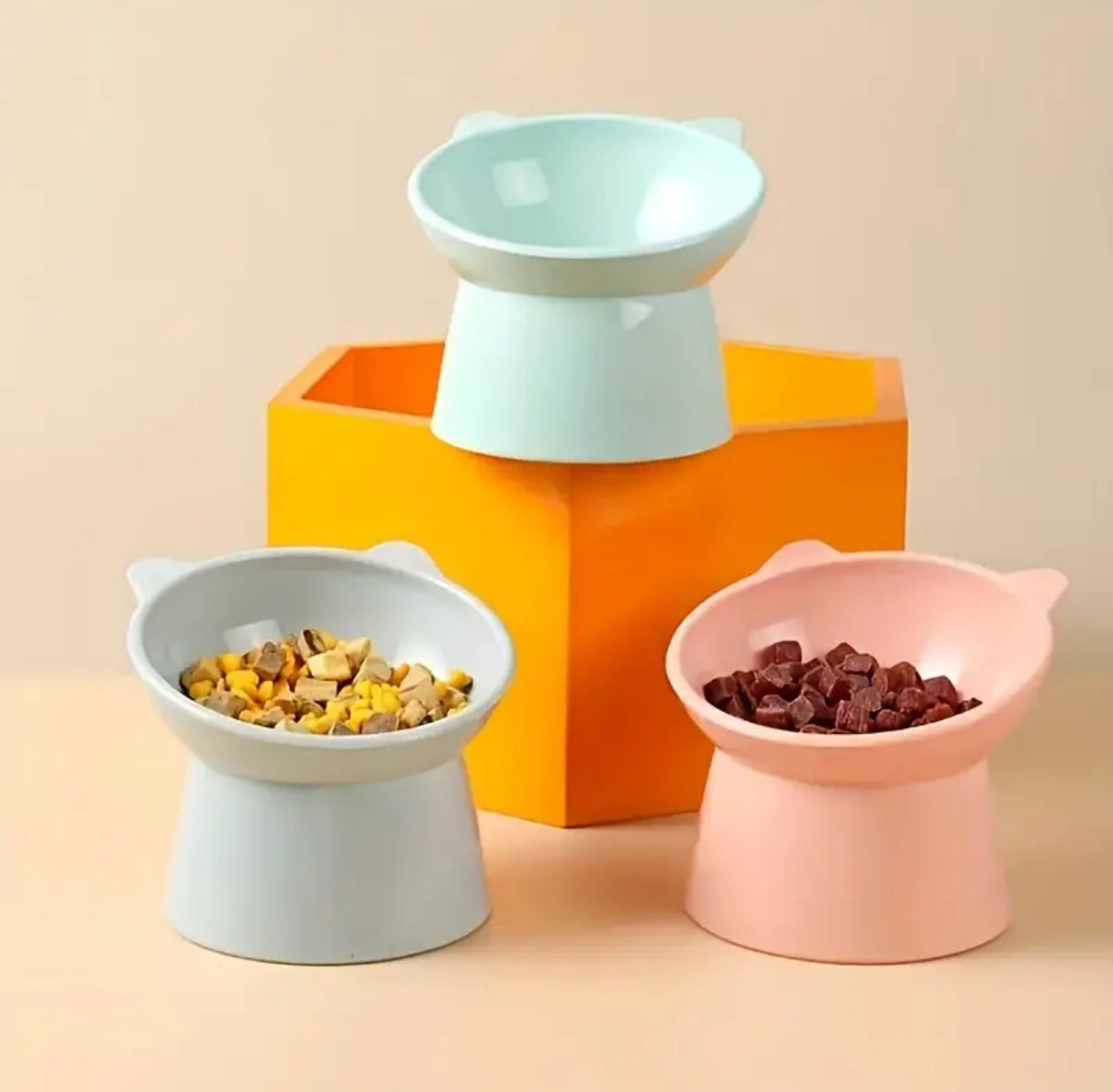 Cat Ear Pet Bowls